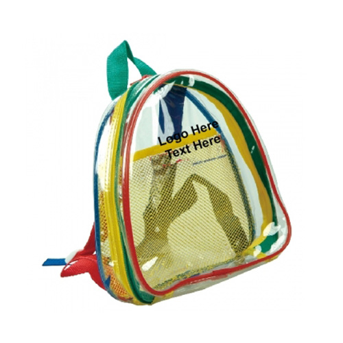 Personalized Kids Half Moon Clear Backpacks